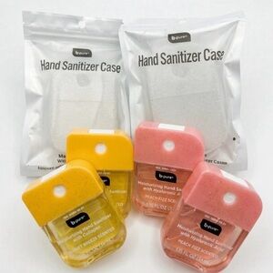 Bpure Peach Fizz & Sunset Breeze Hand Sanitizers & Glitter Cases